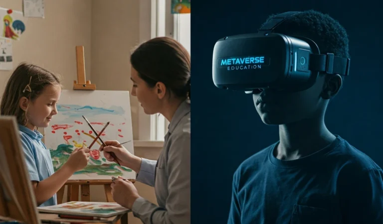 kids learning only from AI